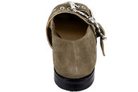 COPENHAGEN SHOES LOAFERS I GRØNT RUSKIND