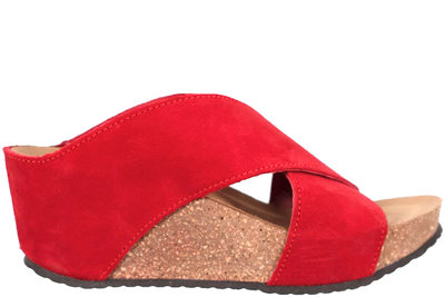 salg af COPENHAGEN SHOES FRANCES 23 SANDAL I RØDT RUSKIND