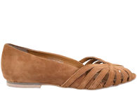 salg af COPENHAGEN SHOES - PASSIONATE SUEDE BALLERINA I BRUNT RUSKIND
