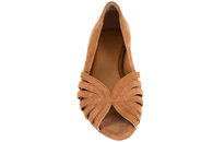 COPENHAGEN SHOES - PASSIONATE SUEDE BALLERINA I BRUNT RUSKIND
