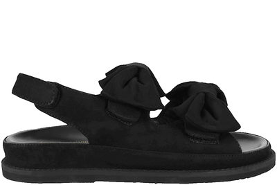 salg af COPENHAGEN SHOES - COME TO ME SUEDE BLACK SANDAL