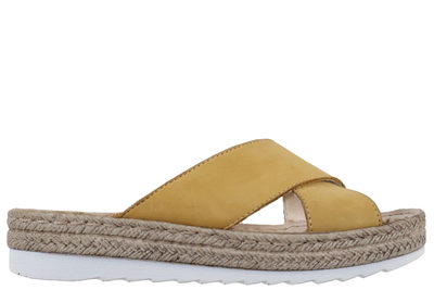 salg af COPENHAGEN SHOES SLENTERS I GUL NUBUCK