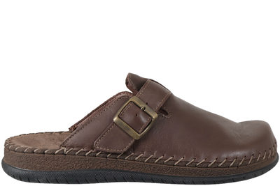 salg af COPENHAGEN SHOES SAN JOSE LEATHER HJEMMESKO I BRUNT GLAT SKIND