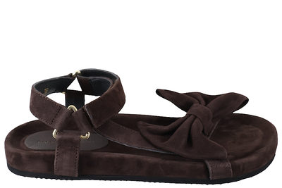 salg af COPENHAGEN SHOES SKY AND DIAMONDS 24 SUEDE DARK BROWN SANDAL