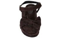 COPENHAGEN SHOES SKY AND DIAMONDS 24 SUEDE DARK BROWN SANDAL