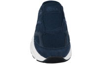 COXX SLENTERS MED LUKKET SNUDE I MØRKEBLÅ TEKSTIL