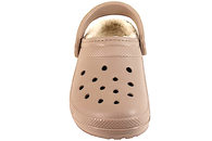 CROCS CLASSIC LINED CLOG BEIGE MED FOER