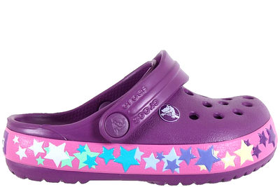 salg af CROCS CROCBAND LIGHTS CLOG I LILLA GUMMI MED LYS