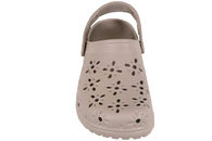 CROCS FLORAL CUT OUT CLASSIC CLOGS I BEIGE GUMMI