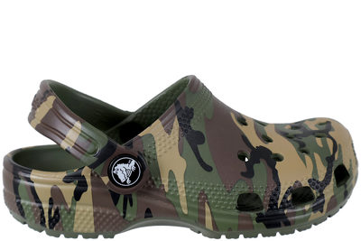 salg af CROCS CLASSIC CAMOFLAGE ARMYGRØN CLOGS