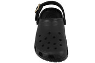 CROCS CLASSIC METALLIC BUCKLE CLOG BLACK
