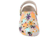 CROCS CLASSIC RETRO SUMMER CLOG I BEIGE GUMMI MED BLOMSTER