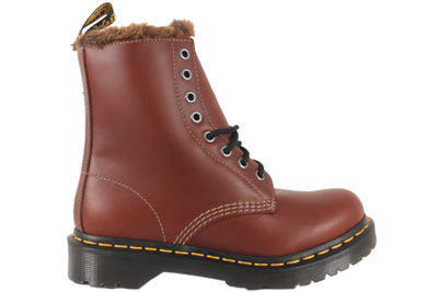 salg af DR. MARTENS 1460 SERENA BRUN VINTERSTØVLE MED FOER