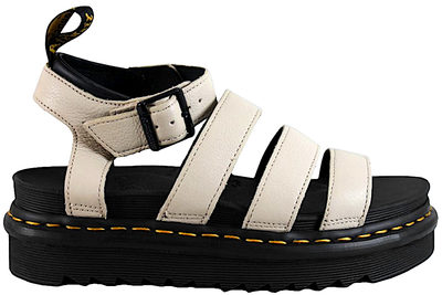 salg af DR. MARTENS BLAIRE LET SANDAL I BEIGE GLAT SKIND