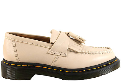 salg af DR. MARTENS ADRIAN LOAFERS I BEIGE GLAT SKIND