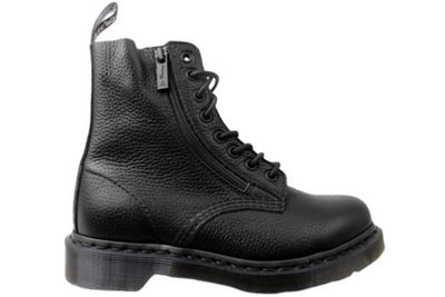 salg af DR.MARTENS PASCAL STØVLE I SORT GLAT SKIND