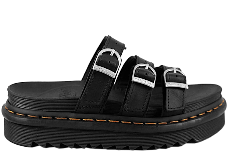 dr martens blaire slide flower