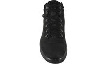 ECCO BYWAY TRED SORT STØVLE I OLIERET SKIND