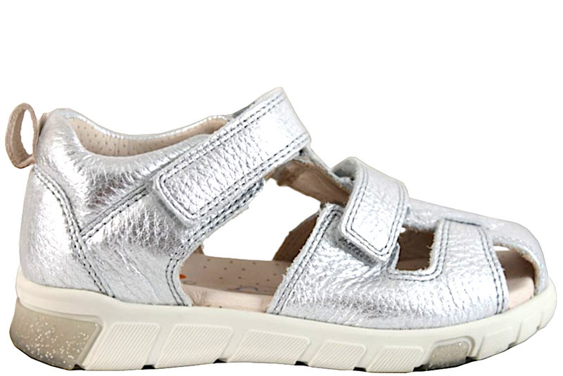 monarki Lang Jeg regner med Køb ECCO MINI STRIDE SANDAL I METALLIC SØLVFARVET GLAT SKIND Her - Salg af  Pige sandaler