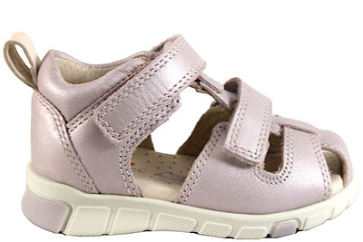 salg af ECCO MINI STRIDE I  LYSLILLA METALLIC GLAT SKIND