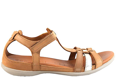 salg af ECCO FLASH COGNAC SANDAL I LÆDER