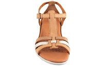 ECCO FLASH COGNAC SANDAL I LÆDER