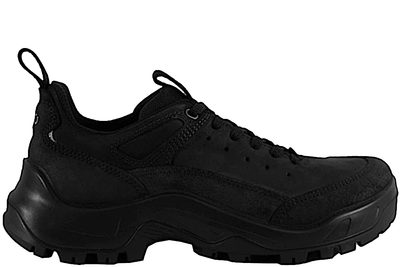 salg af ECCO OFFROAD M SHOE LEA SKO I SORT OLIERET SKIND OG NUBUCK