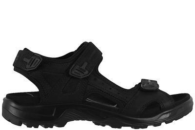 salg af ECCO OFFROAD SANDAL I SORT OLIERET NUBUCK