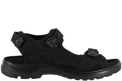 salg af ECCO OFFROAD SANDAL I SORT OLIERET NUBUCK