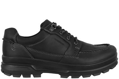 salg af ECCO RUGGED TRACK BLACK VANDTÆT SKO I SORT OLIERET SKIND
