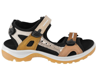 salg af ECCO OFFROAD SANDAL I MULTIFARVET OLIERET NUBUCK