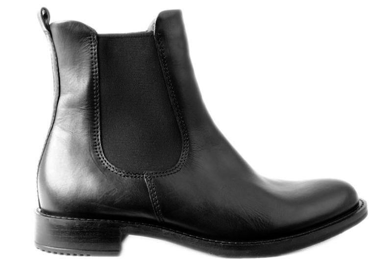 salg af ECCO SHAPE 25 ANKELSTØVLE I SORT GLAT SKIND