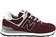 salg af NEW BALANCE MEDIUM MOYEN SNEAKERS I BORDEAUX RUSKIND