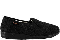 salg af FISCHER MARKENSCHUH HJEMMESKO I 100% MØRKEGRÅ ULD