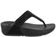 salg af FITFLOP™ LULU CRYSTAL EMBELLISHED TOE-POST SANDALS BLACK
