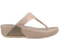 salg af FITFLOP™ LULU CRYSTAL EMBELLISHED TOE-POST SANDALS BEIGE