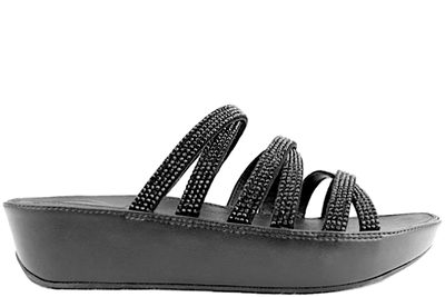 salg af FITTFLOP™ LINNY CRYSTALLEDSLIDE BLACK