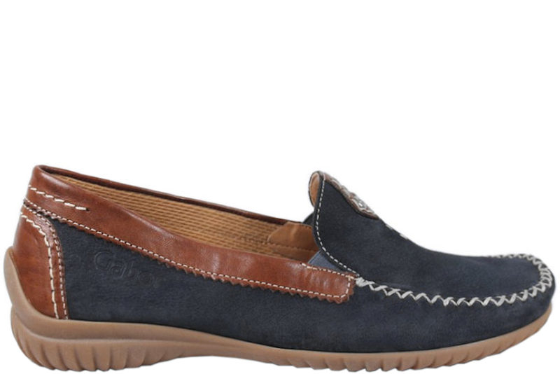 salg af GABOR COMFORT MØRKEBLÅ NUBUCK LOAFERS