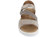 GABOR METALLIC SØLV SANDAL I NUBUCK