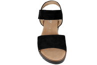 GABOR SANDAL I SORT RUSKIND