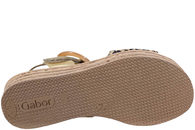 GABOR SANDAL MED LEOPARDPRINT TIL DAMER