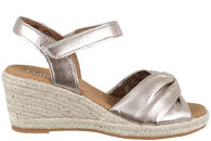 salg af GABOR SANDAL PÅ KILEHÆL I METALLIC SKIND