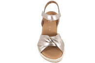 GABOR SANDAL PÅ KILEHÆL I METALLIC SKIND