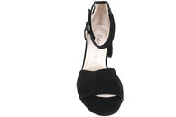 GABOR SANDAL I SORT MICROVELOUR