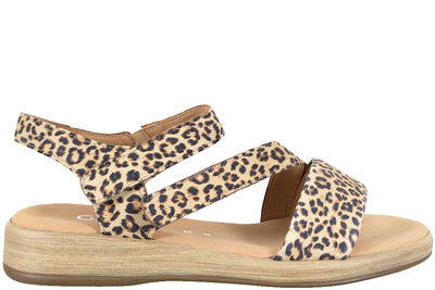 salg af GABOR LEOPARD SANDAL I RUSKIND