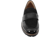GABOR LOAFERS I SORT GLAT SKIND MED POLIDO LOOK