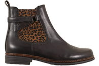 salg af GABOR ANKELSTØVLE I MØRKEBRUNT GLAT SKIND