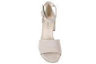 GABOR SANDAL PÅ HÆL I SANDFARVET MICROVELOUR