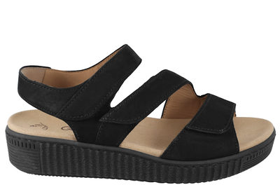 salg af GABOR SANDAL I SORT NUBUCK