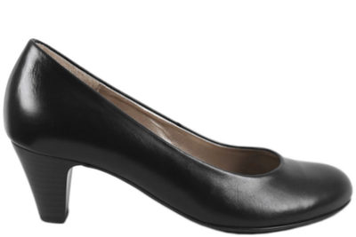 salg af GABOR KLASSISK SORT SKIND PUMPS